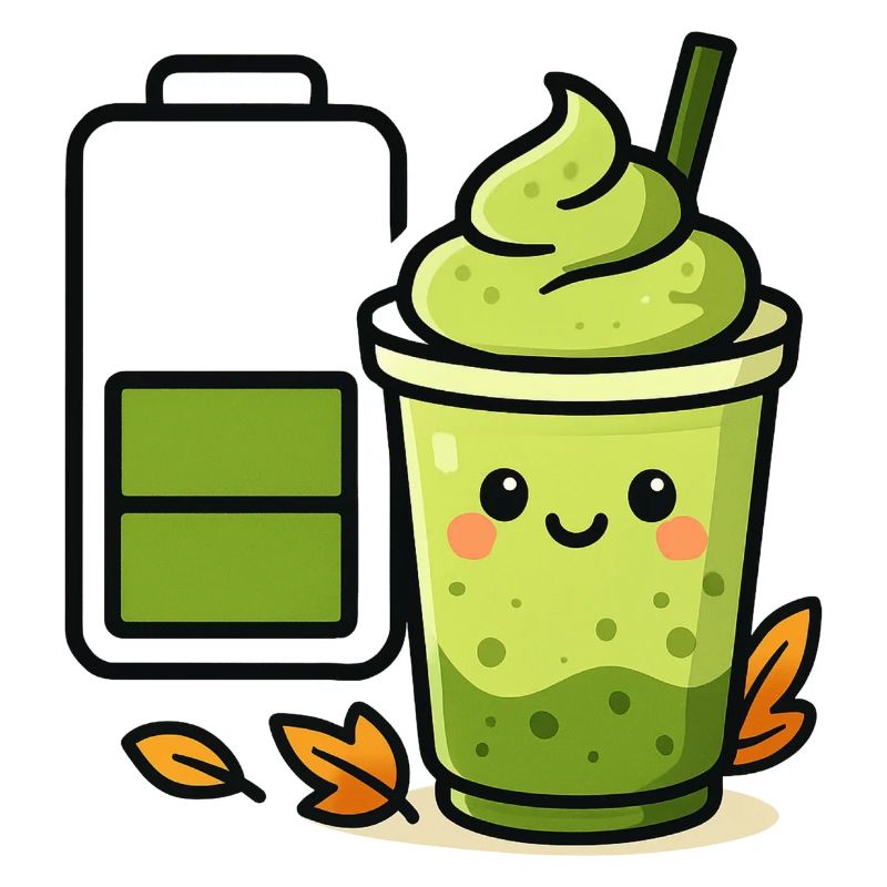 Matcha iced Latte Battery loading