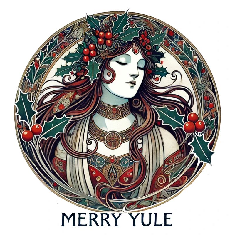 Yule Maiden Stechpalmenkreis