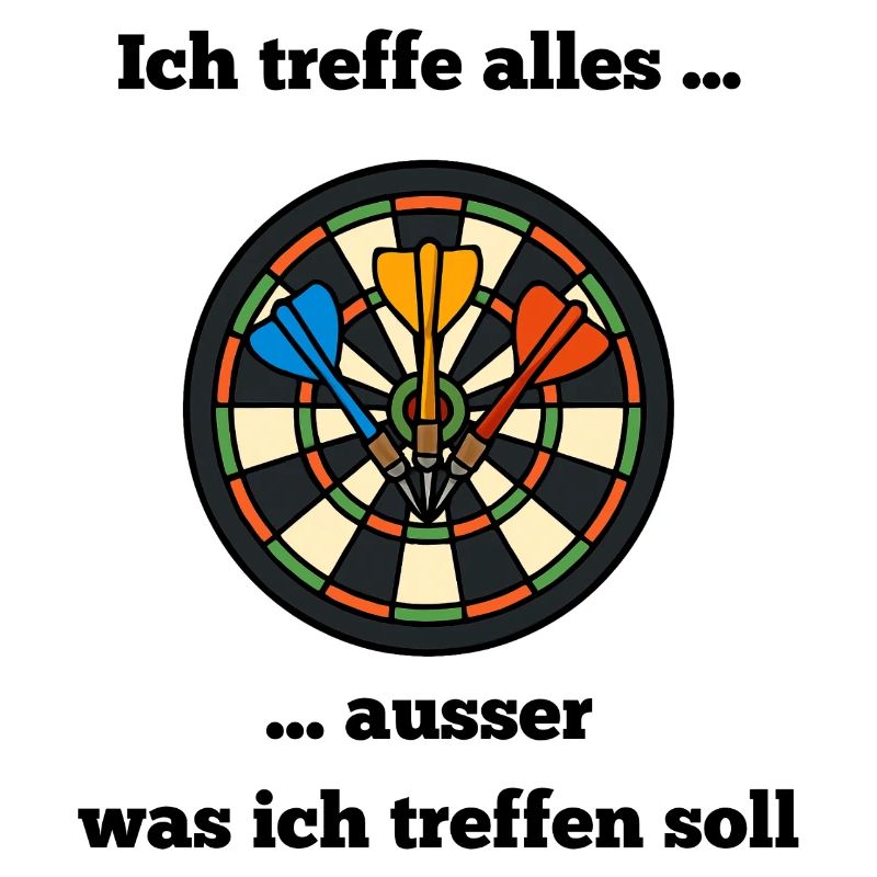Flèches colorées en trio de fléchettes