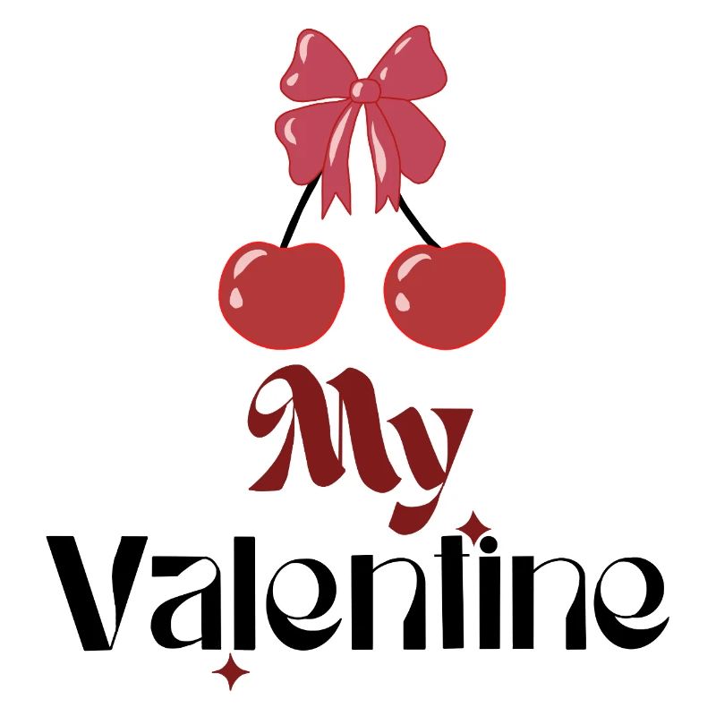 Mon nœud cerise de la Saint-Valentin
