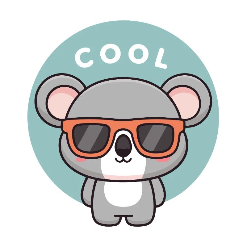 Koala Coole Bunte Gläser