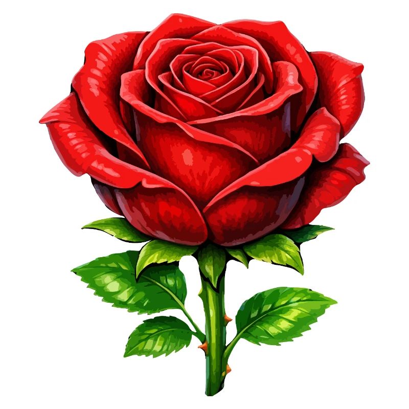 Rote Rosen-Eleganz