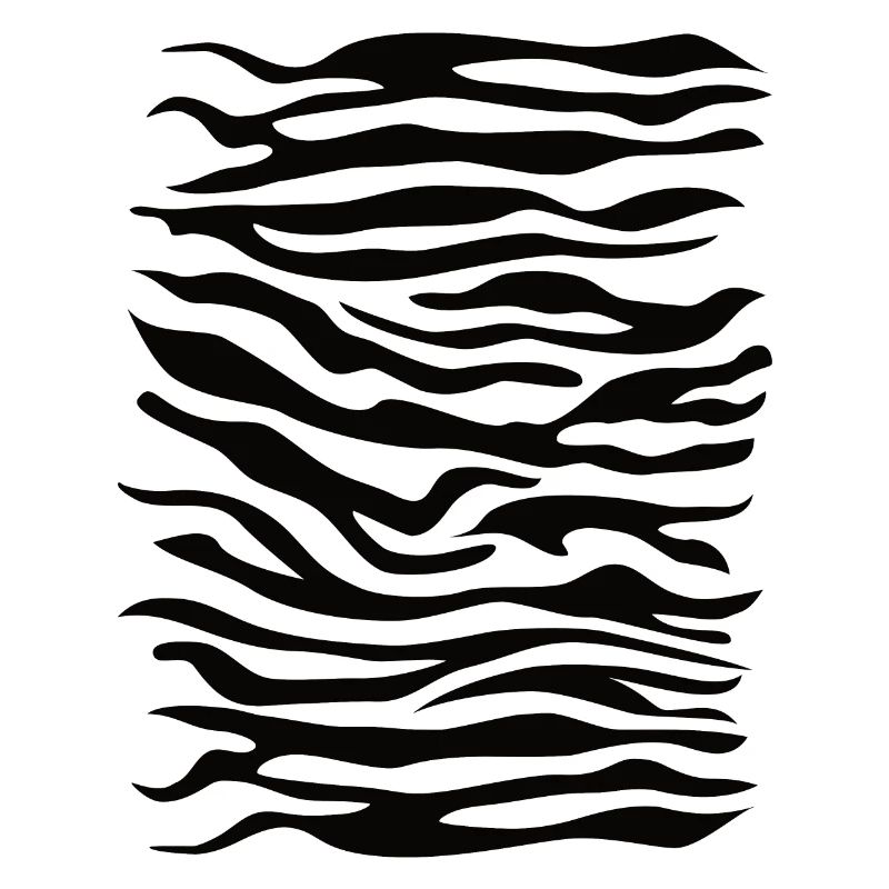 Zebra Muster schwarz
