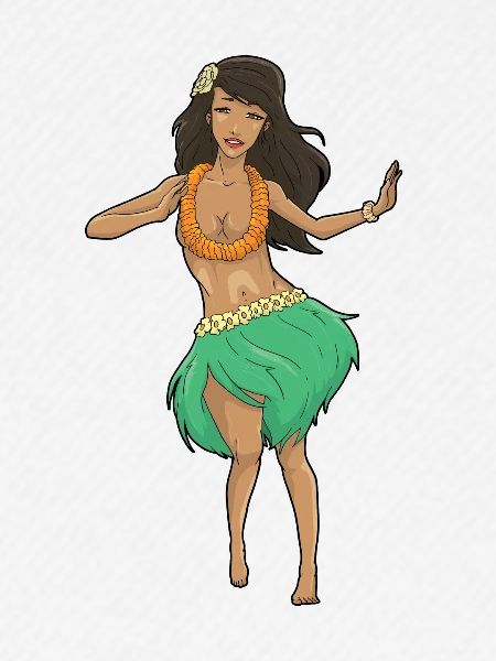 Hula Tänzerin