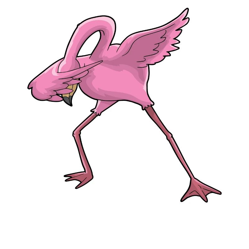 Flamingo Dabbing
