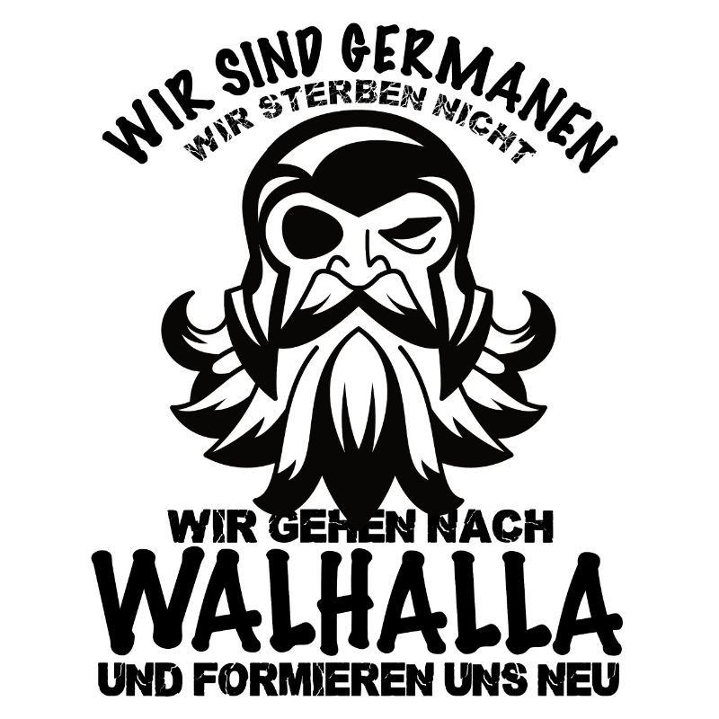 Steampunk Bartgesicht Silhouette
