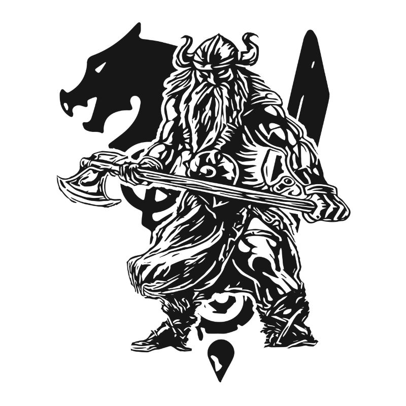 Valhalla - Viking - Wikinger mit Axt