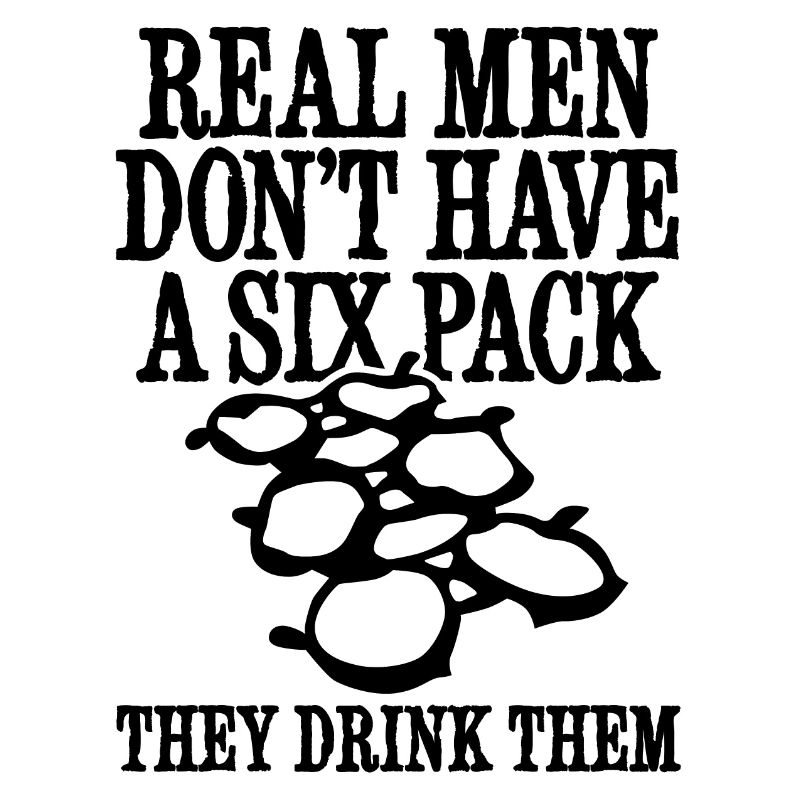 Lustige bier echte Männer Sixpack Bierbauch Vater