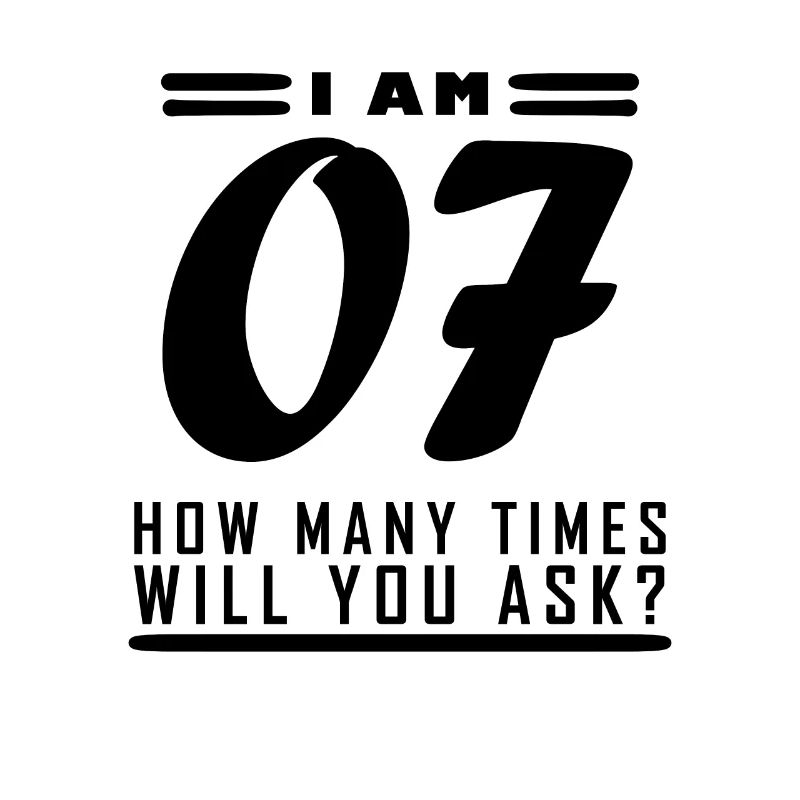 I am 7 – 7th birthday gift