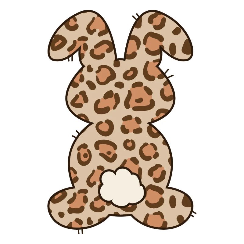 Leopard Pattern Rabbit Easter for Kids