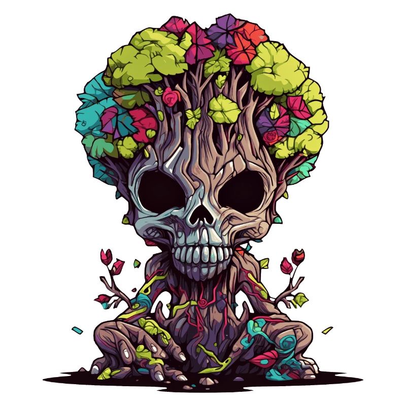 Floraison du crâne d’arbre