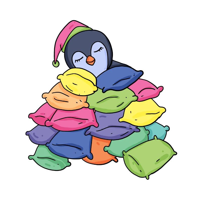 Pingouin endormi