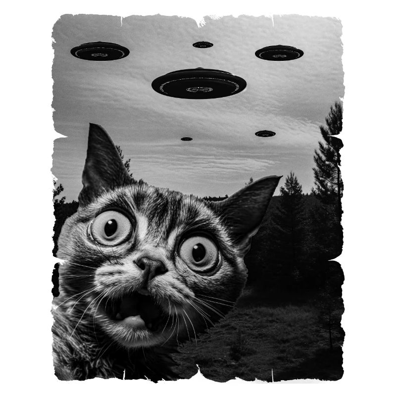 Katze Auserirdisch Invasion Uap Weirdcore