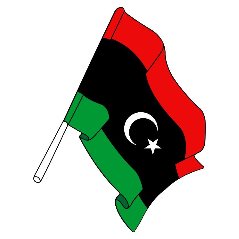 Flagge Libyen