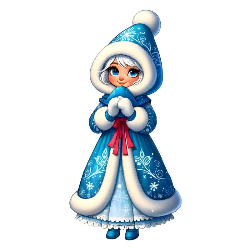 Ded Moroz Snegurotschka russischer Weihnachtsmann