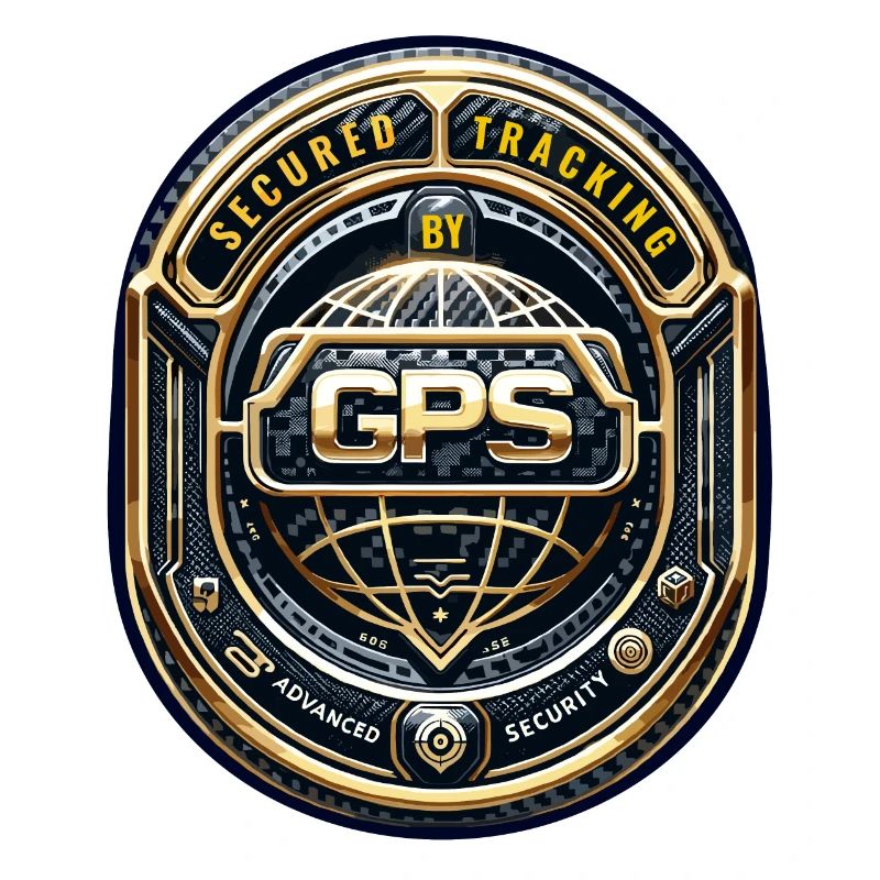 GPS-Tracking Warnaufkleber