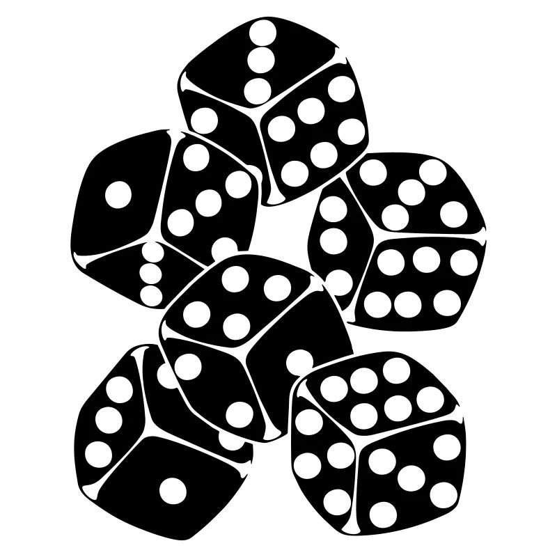 Six dice