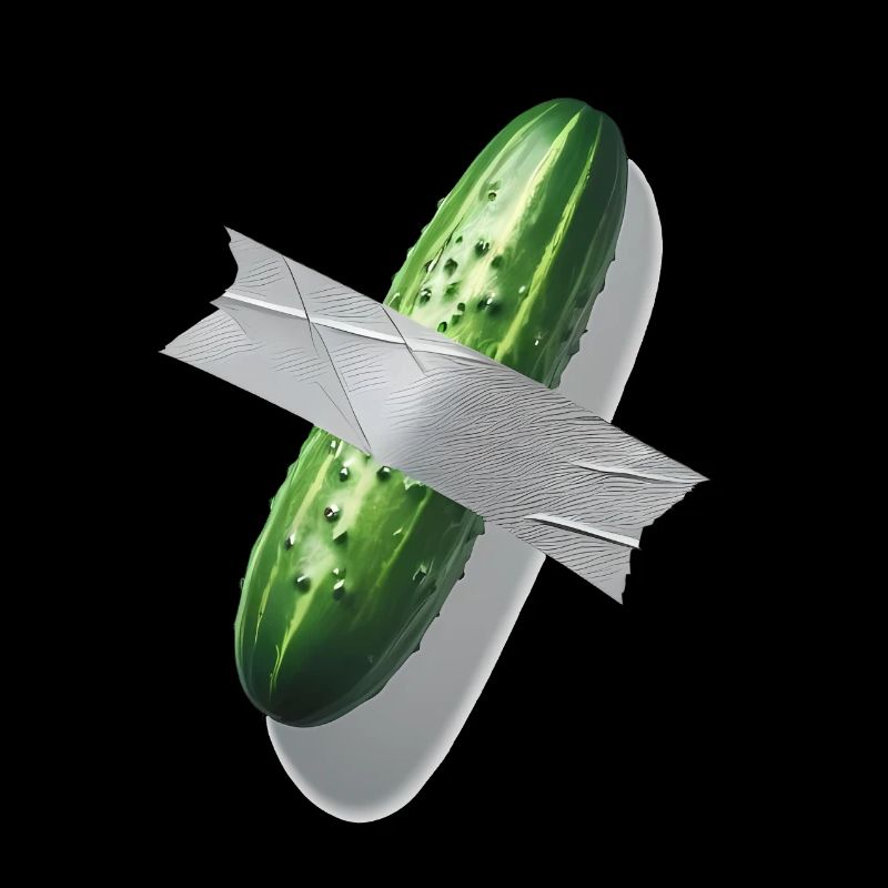 Cucumber on Wall - The Next Big Art Meme!