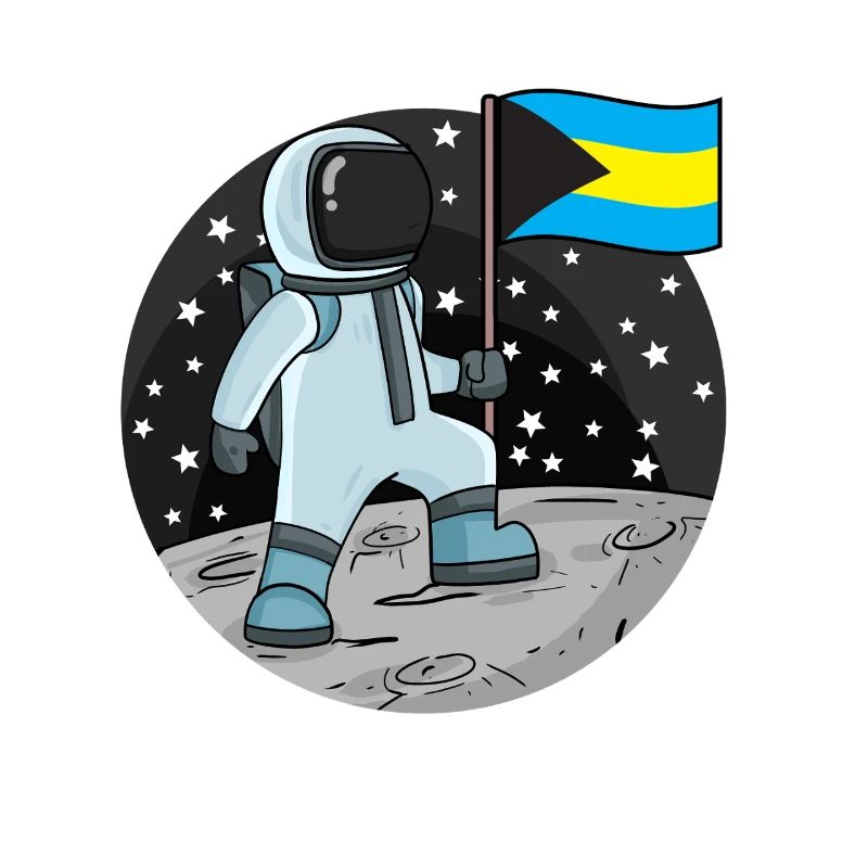 Astronaut Flag Bahamas