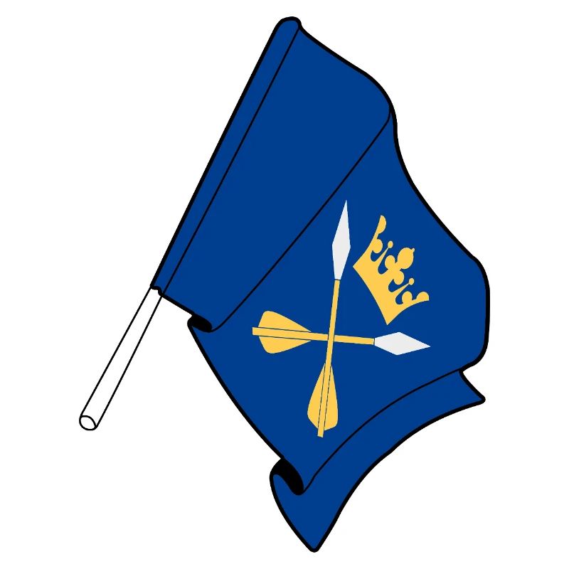 Dalécarlie, Suède – Drapeau du Cœur