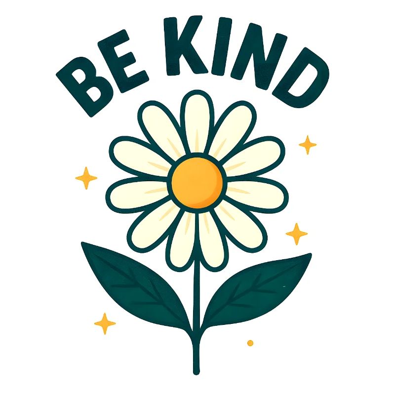 Fleur inspirante avec message