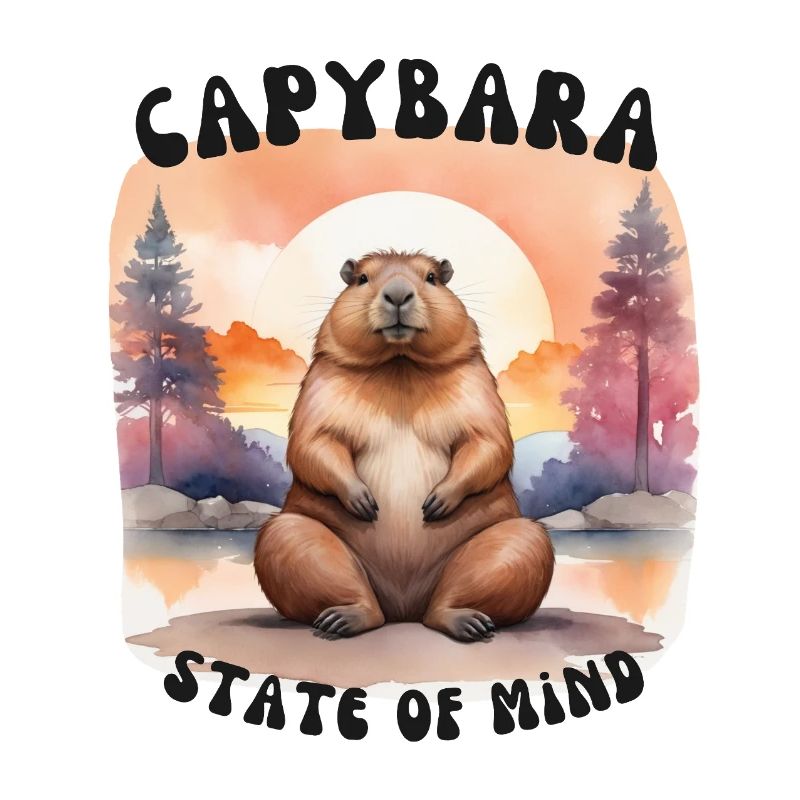 Capybara State of Mind – Chill & Calm Design