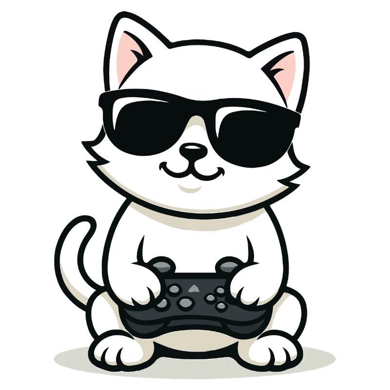 Gamer Cat Coolness