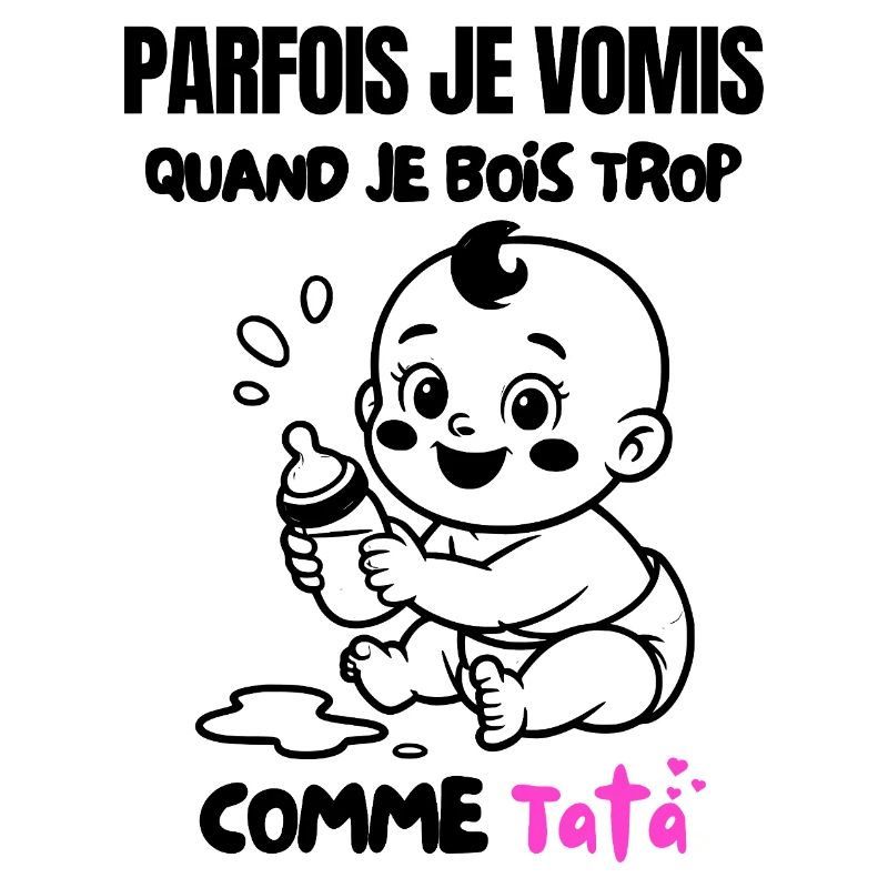 Parfois je vomis comme tata 😂👶