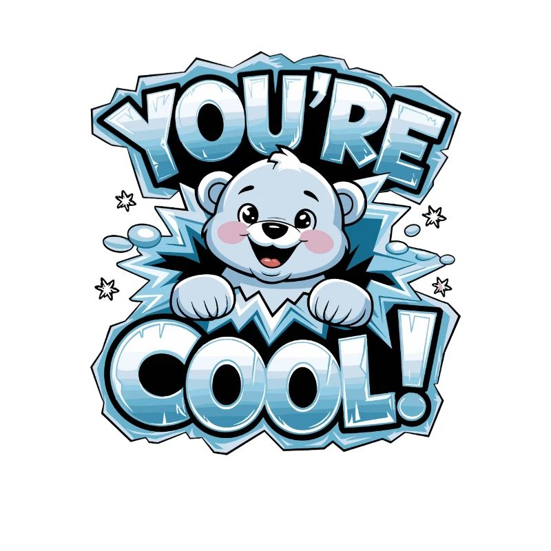 Bär, Du Bist Cool - Lustiger Eisbär Mit