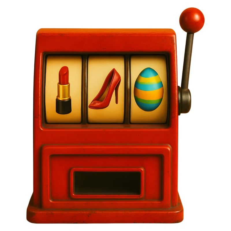 Einarmiger Bandit mit Accessoires 