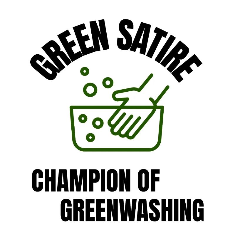 Satire verte - Championne de l’écoblanchiment