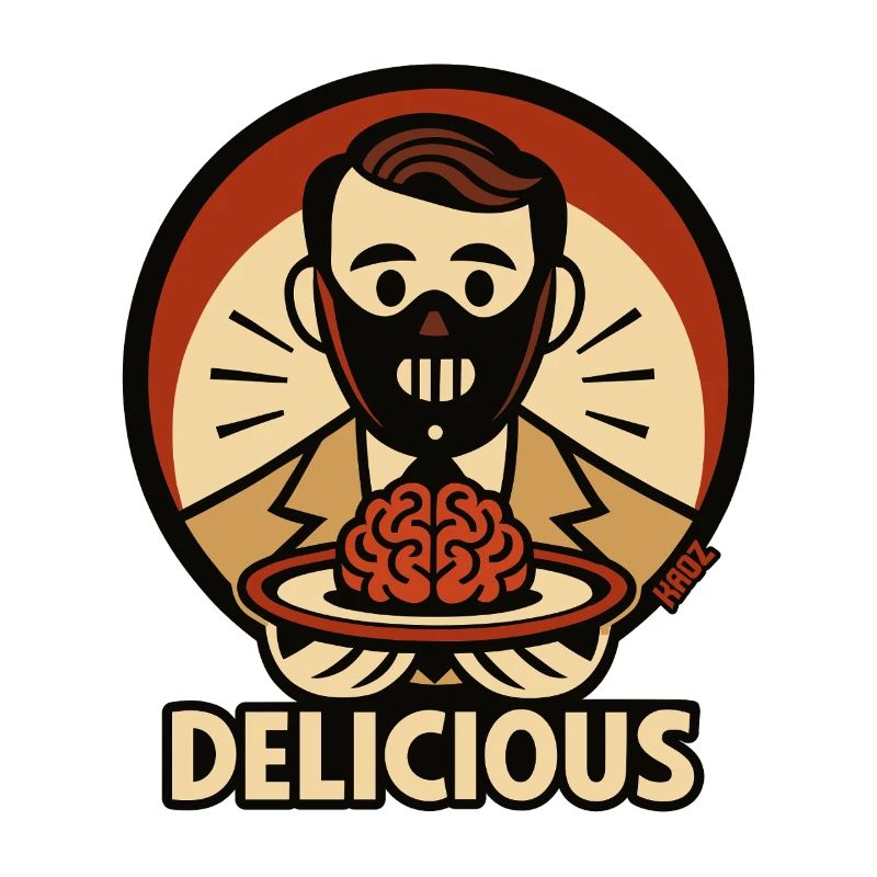 Lecker Lecter Catering mit Gehirn Teller
