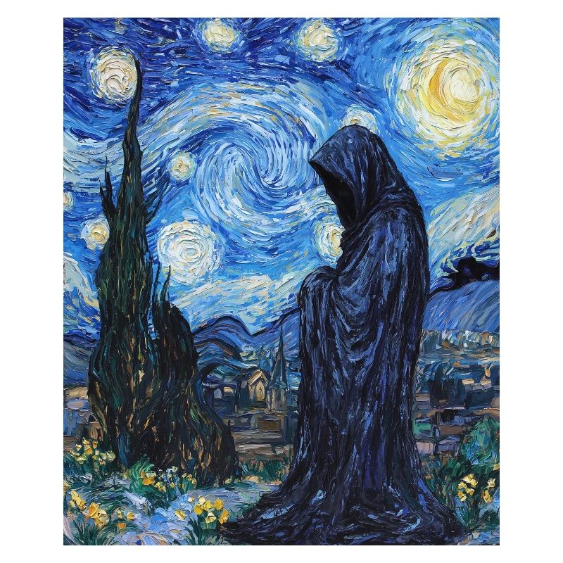 Fantôme Van Gogh Style Nuit étoilée
