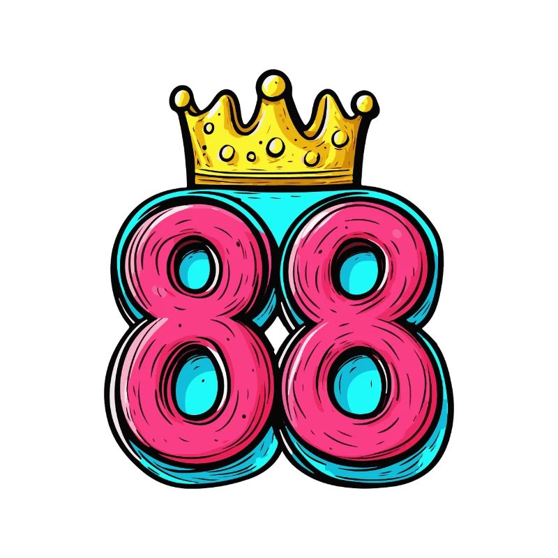 88 Zahl Krone