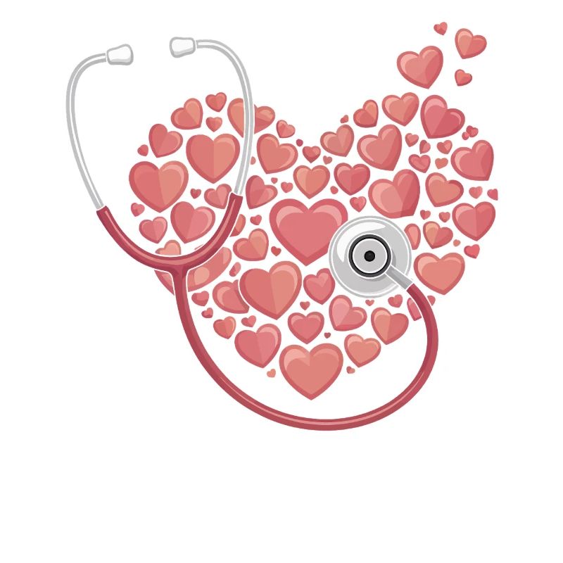 Heart Stethoscope Heart Pattern