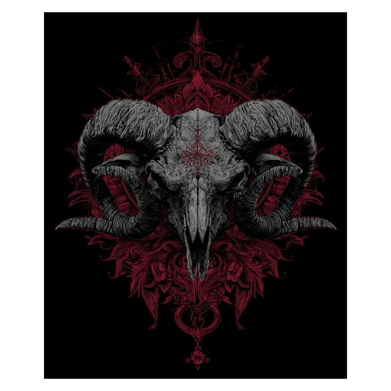 Dunkler Ramenschädel 