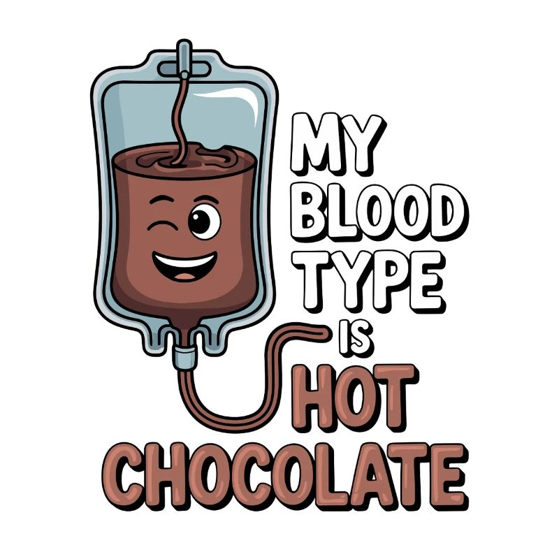 My Blood Type Hot Chocolate
