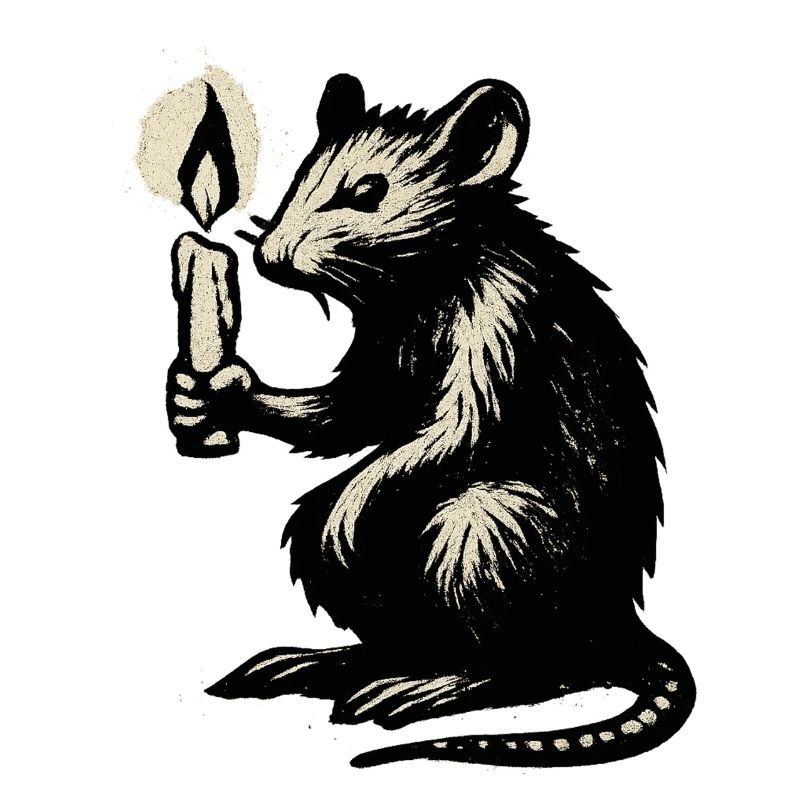 Maus Kerzenlicht
