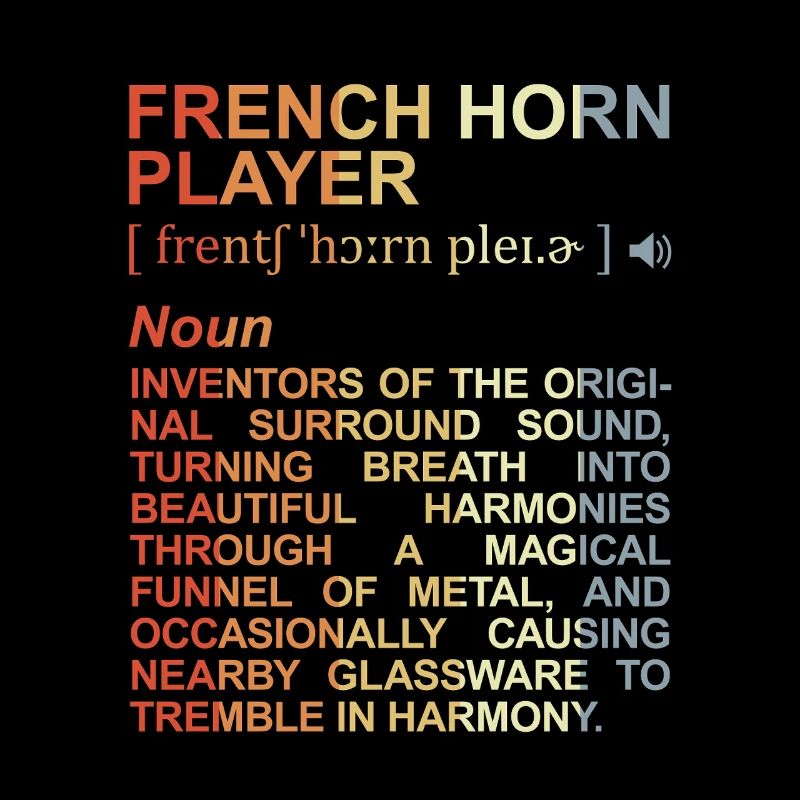 French horn player definition