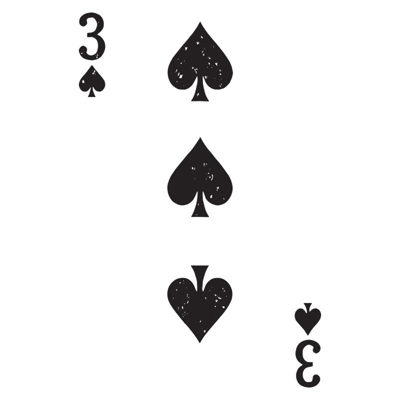 Three spades