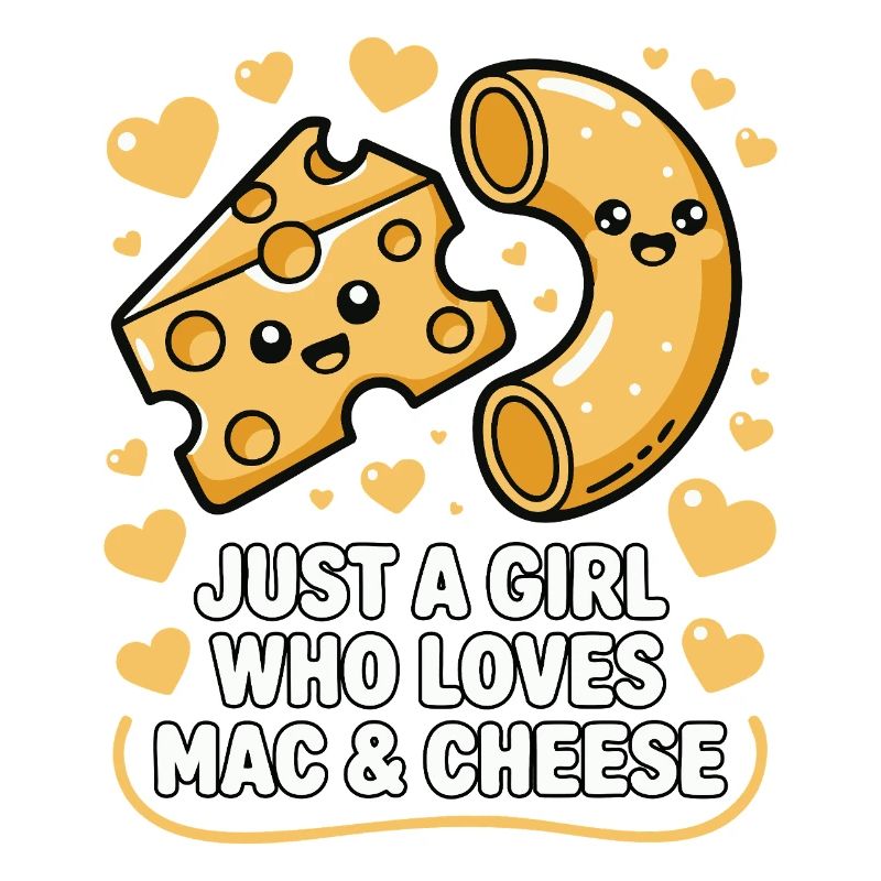 Mac & Cheese Lover - Kawaii Design
