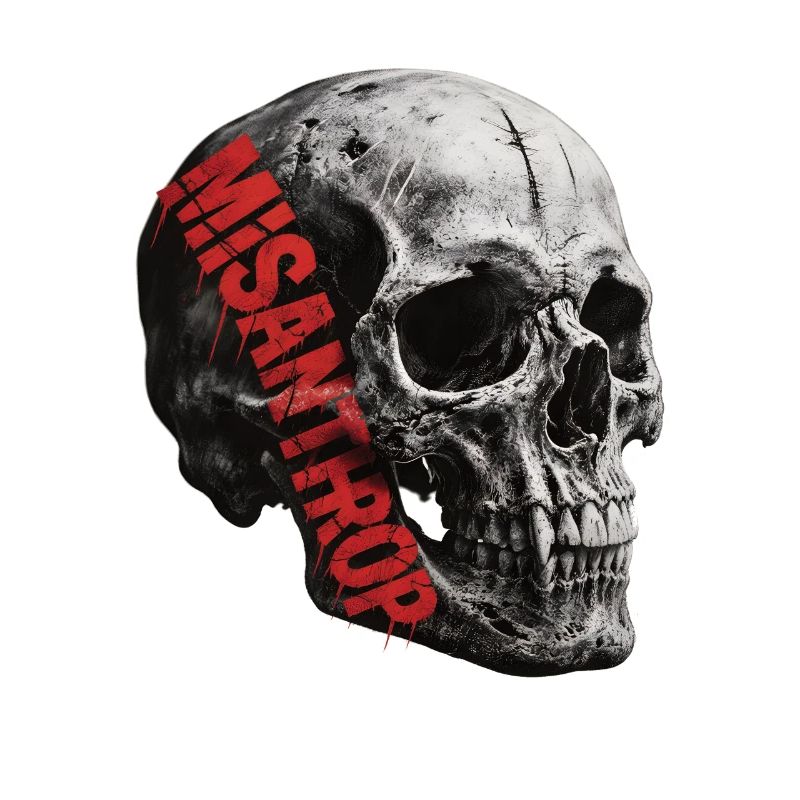 Misanthrop Schädel Gothic Skull düster Antiheld