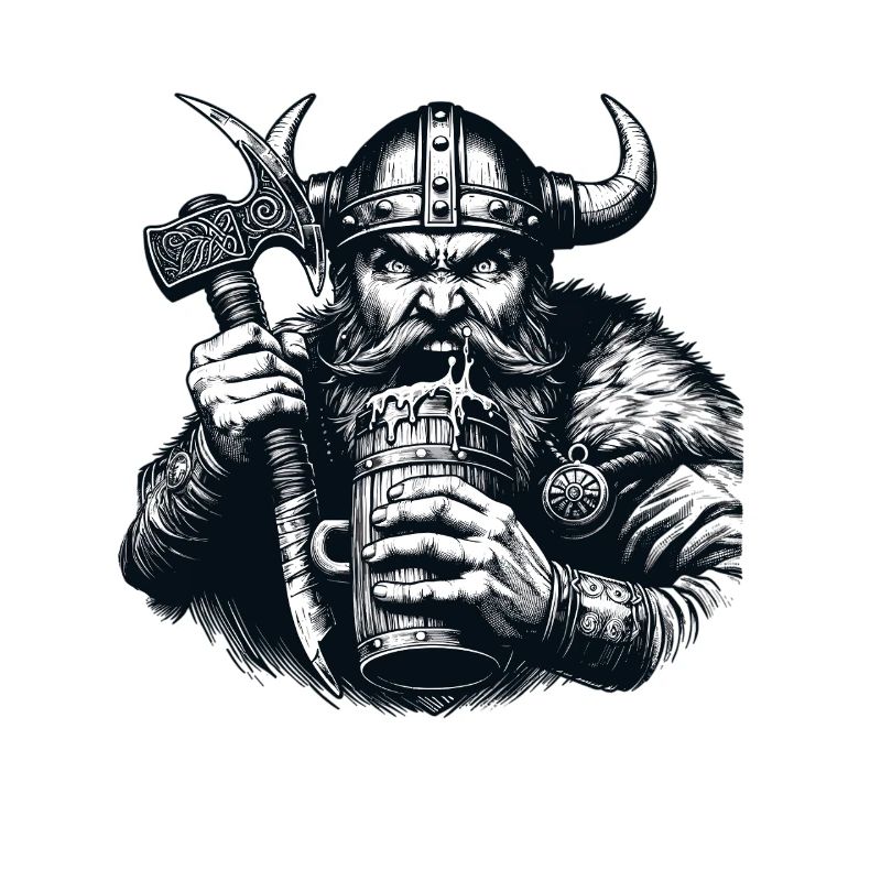 Viking Bierkrug Krieger