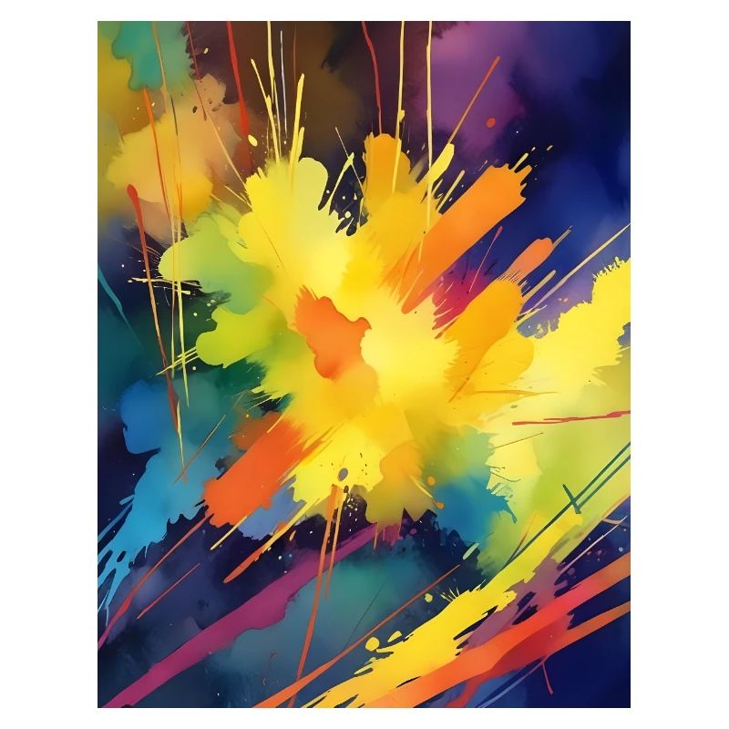 Farbexplosion Abstrakt