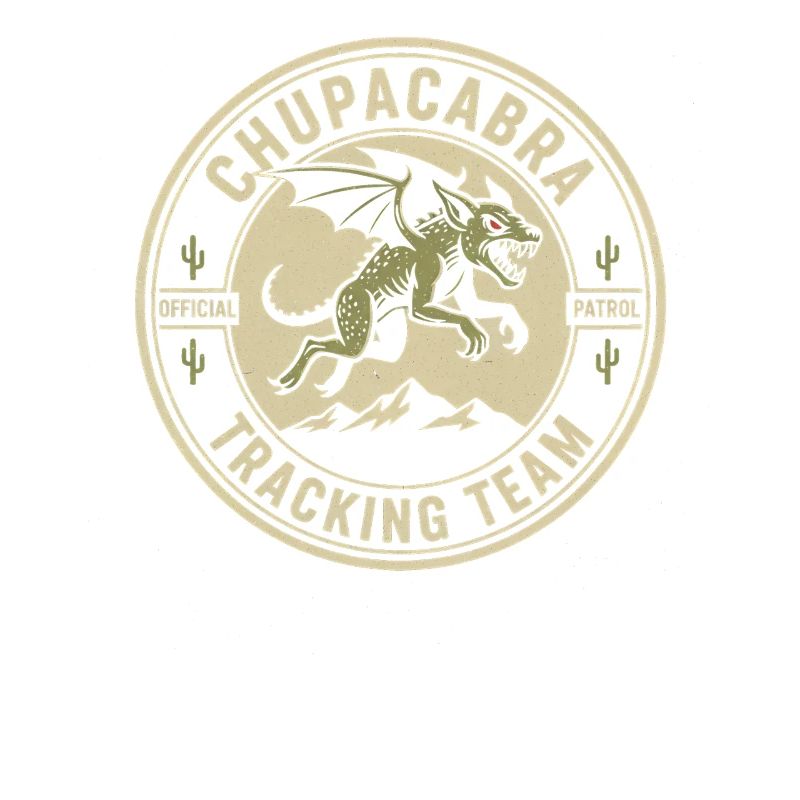 Chupacabra Pursuit Team Funny Cryptid Chupac