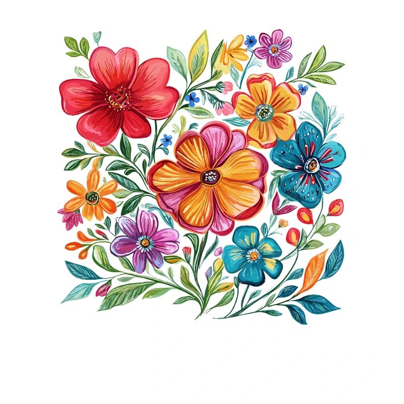 Couleurs de la fleur Explosion des couleurs