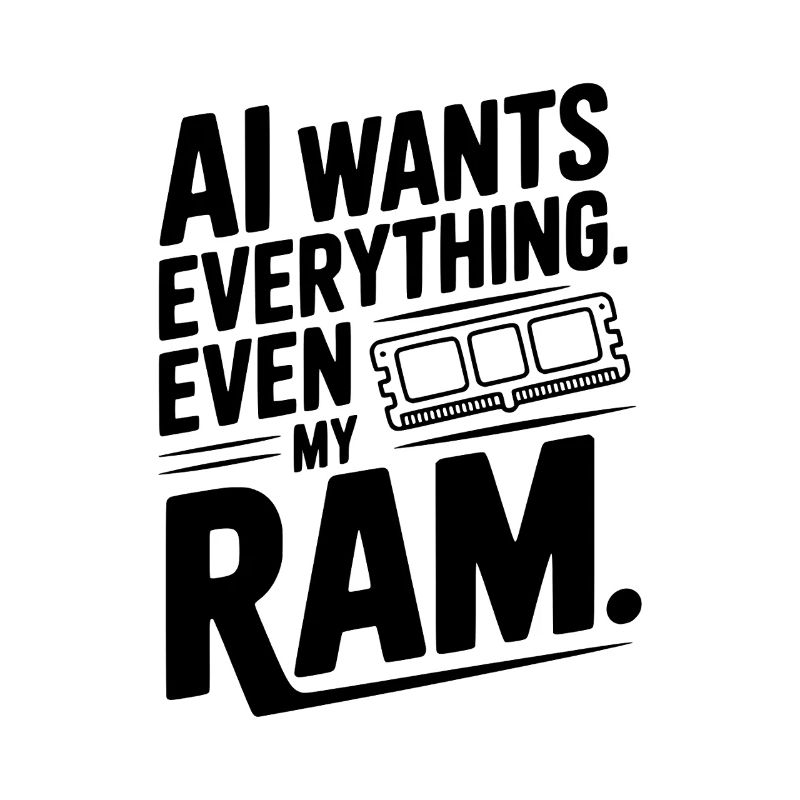 L’IA veut tout. Même ma RAM.