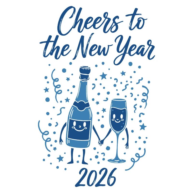 Prost auf die Neujahrsfeier 2026