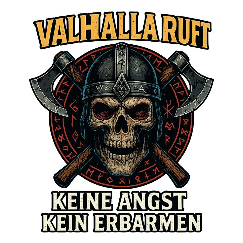 valhalla ruft krieger, wikinger spruch shirt