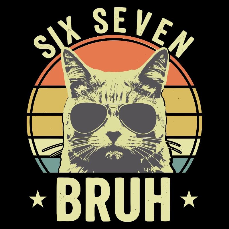 Funny 67 Bruh Cat Meme